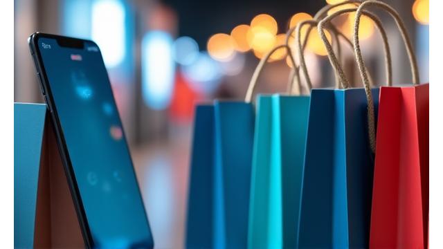 Great Singapore Sale shopping bags and phone